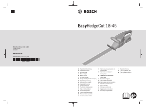 Instrukcja Bosch EasyHedgeCut 18-45 Nożyce do żywopłotu