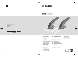 Návod Bosch EasyShear Plotové nožnice