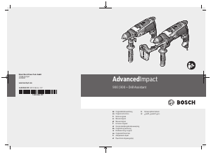 Bedienungsanleitung Bosch AdvancedImpact 900 Schlagbohrmaschine