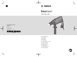 Εγχειρίδιο Bosch EasyImpact 6300 Κρουστικό δράπανο