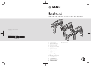 Návod Bosch EasyImpact 5500 Príklepová vŕtačka