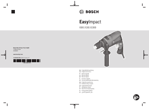 Εγχειρίδιο Bosch EasyImpact 630 Κρουστικό δράπανο