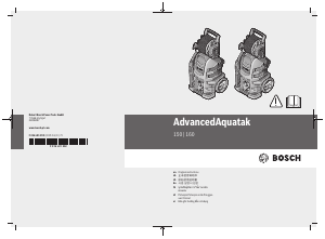 说明书 博世 AdvancedAquatak 160 高压清洗机