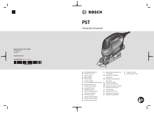 Руководство Bosch PST Universal+ Электрический лобзик
