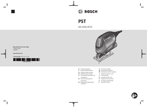Manual Bosch PST 670 Ferăstrău vertical
