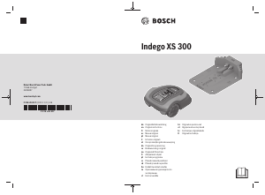 Vadovas Bosch Indego XS 300 Vejapjovė