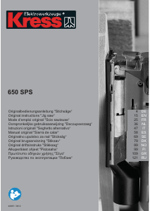 Käyttöohje Kress 650 SPS Kuviosaha