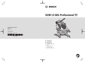 Manual Bosch GCM 12 GDL Professional Mitre Saw