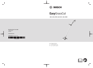 كتيب بوش EasyGrassCut 18-230 ماكينة تقليم حشائش