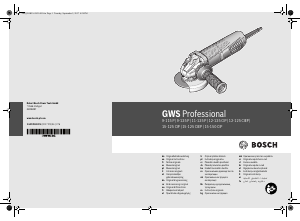 Bruksanvisning Bosch GWS 15-125 CIP Professional Vinkelsliper