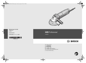 Hướng dẫn sử dụng Bosch GWS 6-100 S Professional Máy mài góc