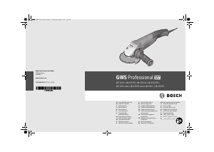 Manuál Bosch GWS 18-125 SL Professional Úhlová bruska