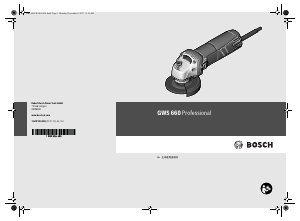 Manual Bosch GWS 660 Professional Angle Grinder