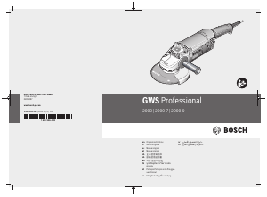 Handleiding Bosch GWS 2000-7 Professional Haakse slijpmachine