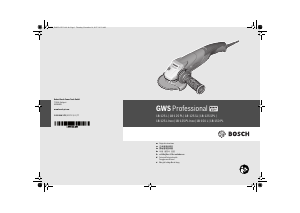 Manual Bosch GWS 18-125 L Professional Angle Grinder