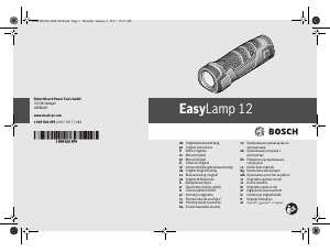 Brugsanvisning Bosch EasyLamp 12 Lommelygte