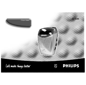 Handleiding Philips AJ3130 Wekkerradio