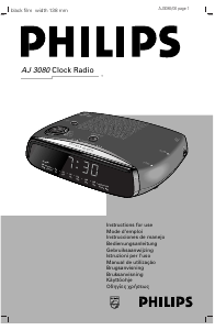 Manual de uso Philips AJ3080 Radiodespertador