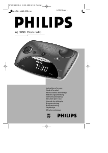 Käyttöohje Philips AJ3290 Radioherätyskello