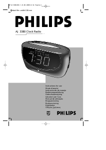 Bedienungsanleitung Philips AJ3380 Uhrenradio