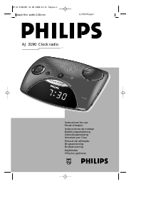 Manual de uso Philips AJ3190 Radiodespertador