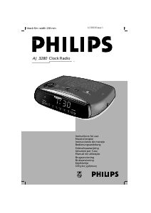 Manual de uso Philips AJ3280 Radiodespertador