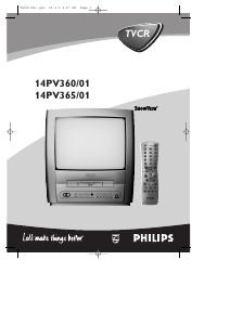 Mode d’emploi Philips 14PV365 Téléviseur