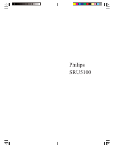 Manual Philips SRU5100 Remote Control