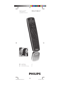 Manual Philips SRU5108 Remote Control