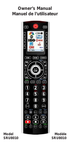 Mode d’emploi Philips SRU8010 Télécommande