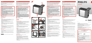 Manual de uso Philips HL5135 Tostador