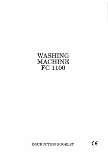 Bruksanvisning Zanussi FC 1100 Tvättmaskin