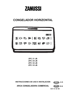 Manual Zanussi ZFC 26 JB Congelador