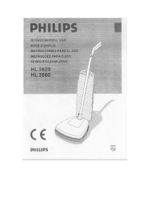 Manuale Philips HL3829 Aspirapolvere