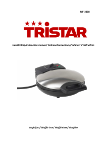 Manual Tristar WF-2118 Waffle Maker