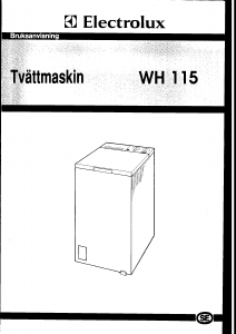 Bruksanvisning Electrolux WH115 Tvättmaskin