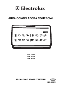 Manual Electrolux ECP2240 Congelador