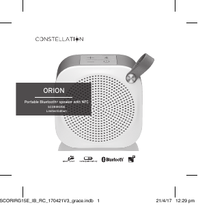 Handleiding Constellation SCORIRG15E Luidspreker