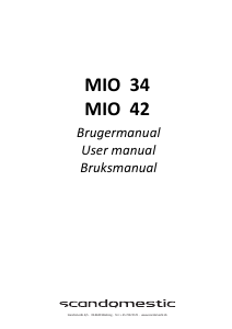 Handleiding Scandomestic MIO 42 Magnetron