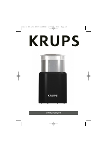 Manual Krups GX2000 Moinho de café