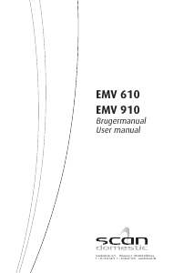 Handleiding Scandomestic EMV 910 Afzuigkap