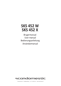 Manual Scandomestic SKS 452 W Refrigerator