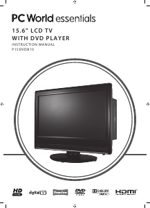 Handleiding PC World Essentials P15DVDB10 LCD televisie
