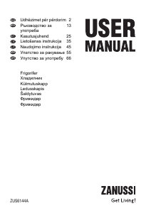 Rokasgrāmata Zanussi ZUS6144A Ledusskapis