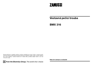 Manuál Zanussi BMX316 Trouba