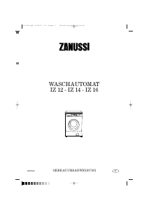 Bedienungsanleitung Zanussi IZ16S Waschmaschine