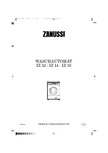 Bedienungsanleitung Zanussi IZ14 Waschmaschine