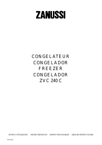 Manual Zanussi ZVC 240 C Congelador
