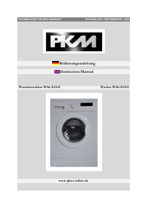 Manual PKM WA6-E1514 Washing Machine