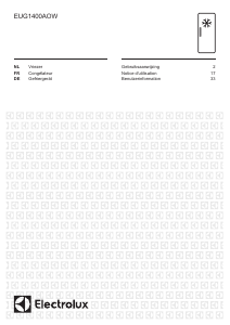 Mode d’emploi Electrolux EUG1400AOW Congélateur